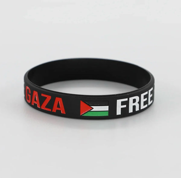 Black Palestine Wristband